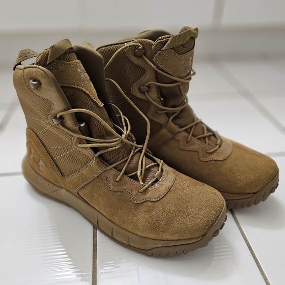 NWT Under Armour Micro G Valsetz AR670, Sz 12 US, Brown - Picture 5 of 11